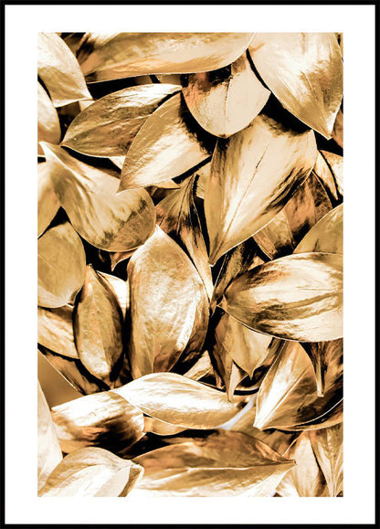 Gold Leaves Plakat - Posterbox.no