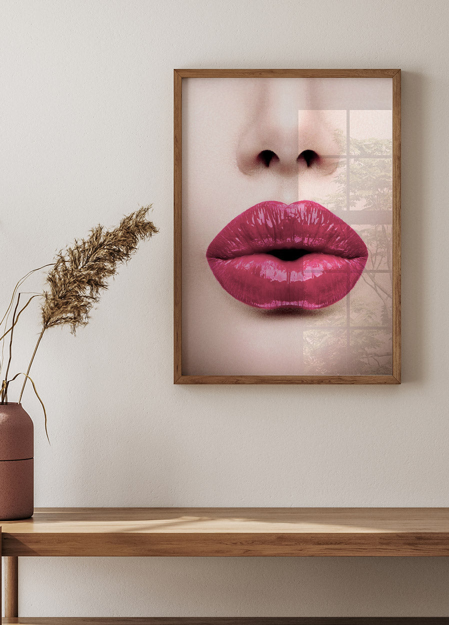 Pink Lips Plakat - Posterbox.no