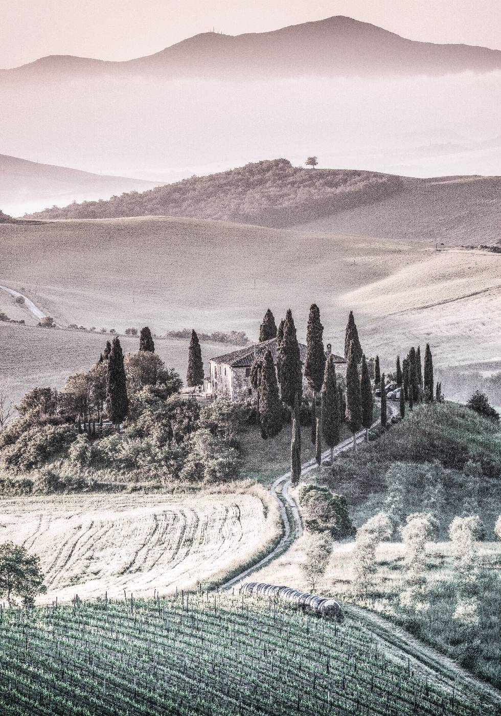 Tuscany Hills Landscape Plakat - Posterbox.no