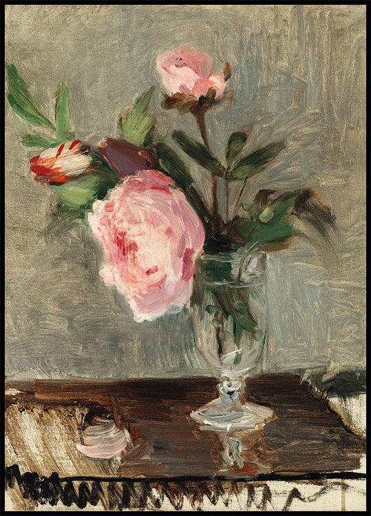 Peonies by Berthe Morisot Plakat - Posterbox.no