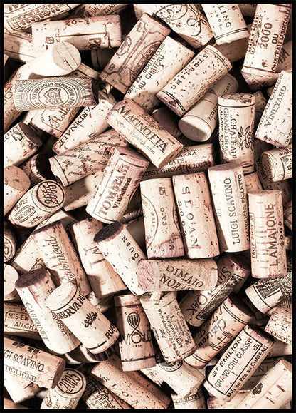 Wine Corks Collection Plakat - Posterbox.no