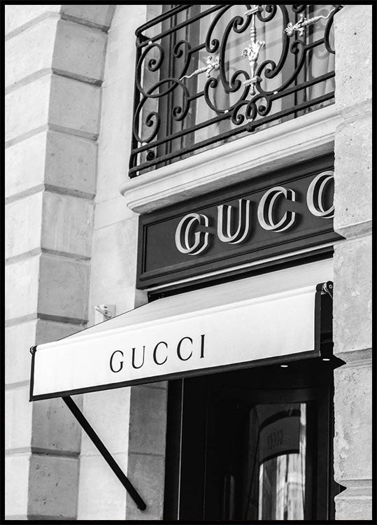 Gucci Store - Fashion Plakat - Posterbox.no