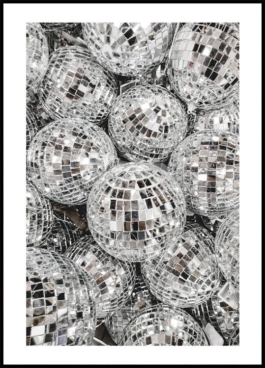 Funky Disco Ball 70s Plakat - Posterbox.no