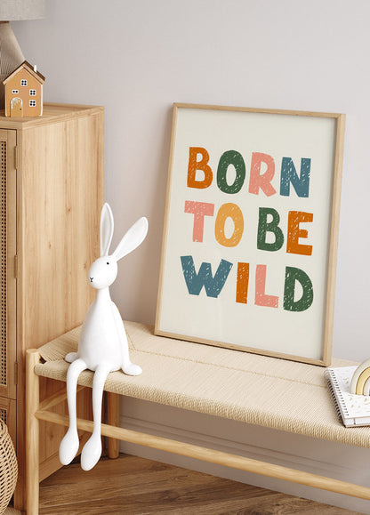 Born Wild Plakat - Posterbox.no