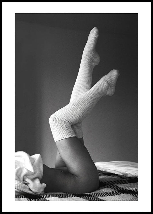 Woman Legs in Bed Plakat - Posterbox.no