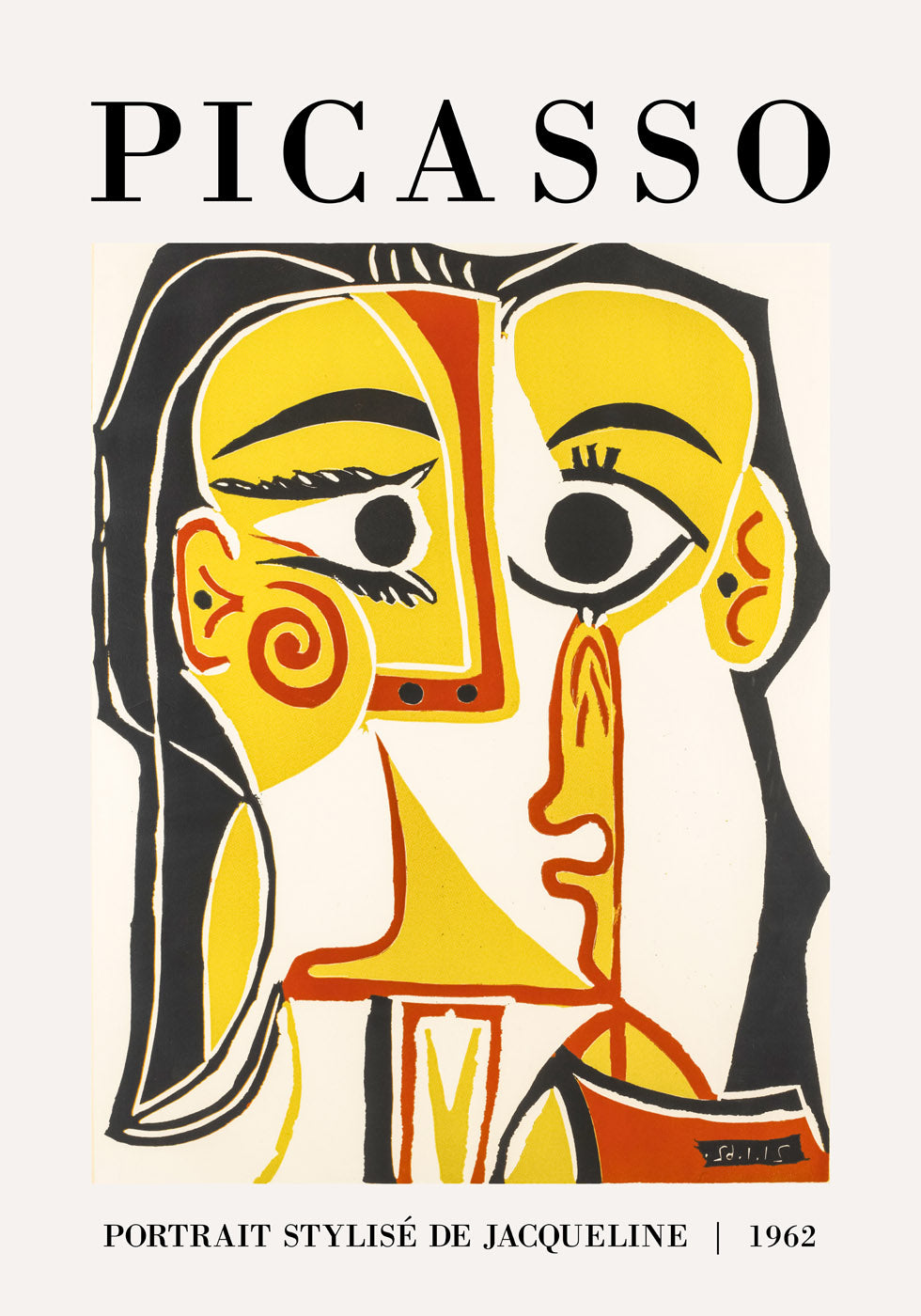 Pablo Picasso - El Rostro Plakat - Posterbox.no