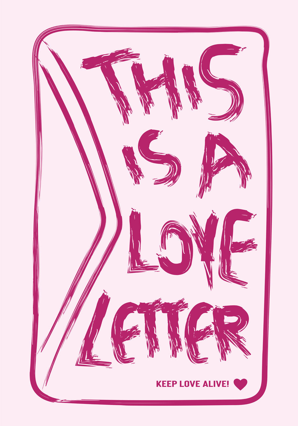 This Is a Love Letter Plakat - Posterbox.no