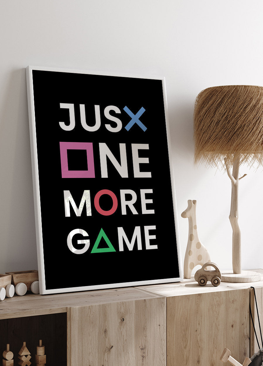 Just One More Game Plakat - Posterbox.no