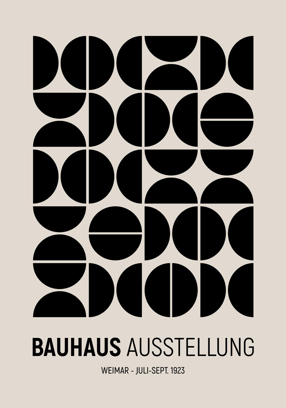 Bauhaus Ausstellung Plakat - Posterbox.no