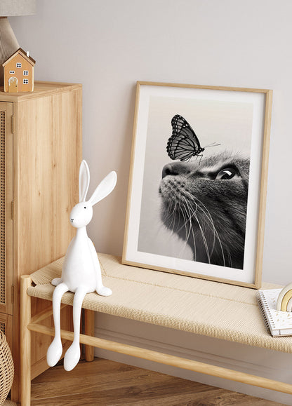 Butterfly Cat Plakat - Posterbox.no