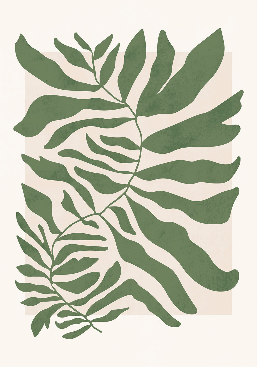 Green Botanical Design Poster