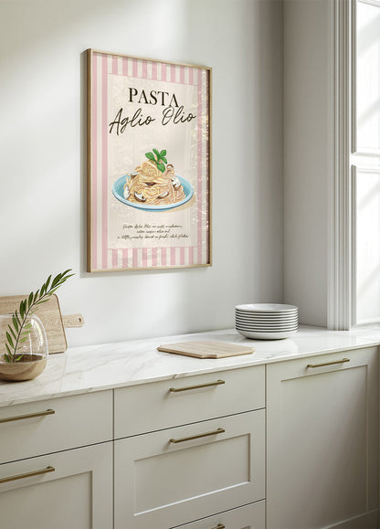 Pasta Aglio Olio Poster