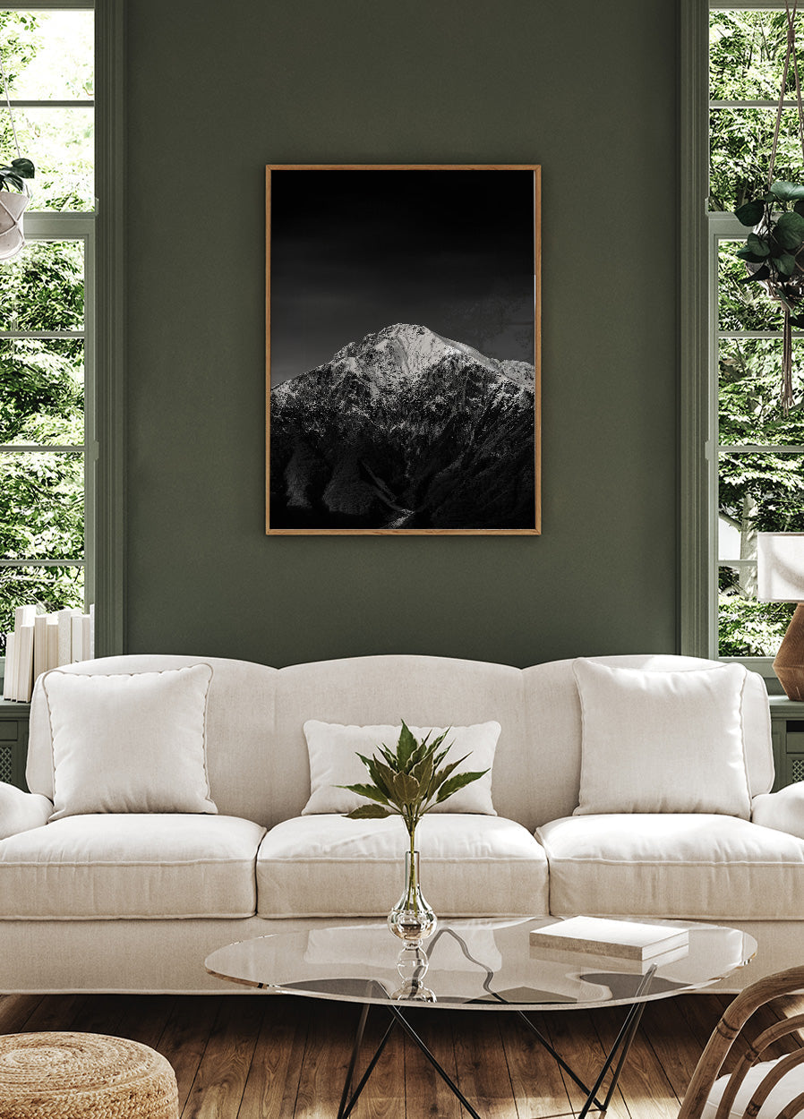 Majestic Snow-Capped Mountain Poster