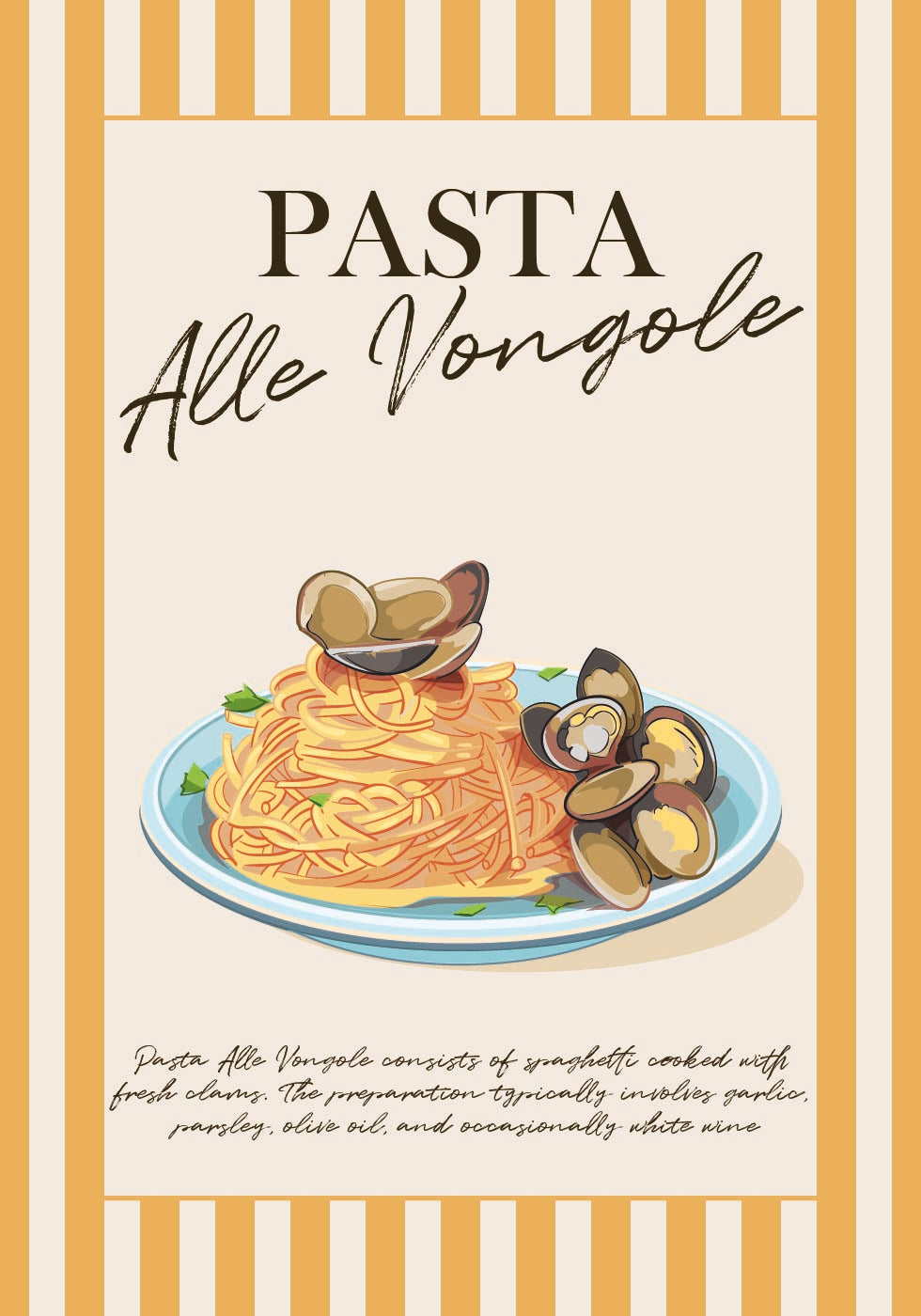 Pasta Alle Vongole Poster