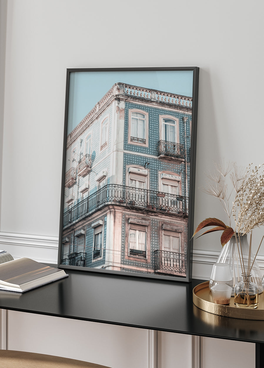 Antique Building Facade Poster