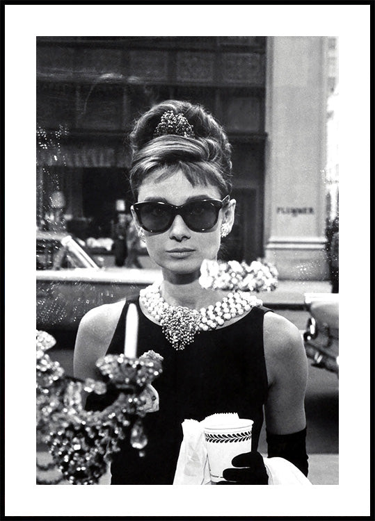 Audrey Hepburn Breakfast at Tiffany’s Poster