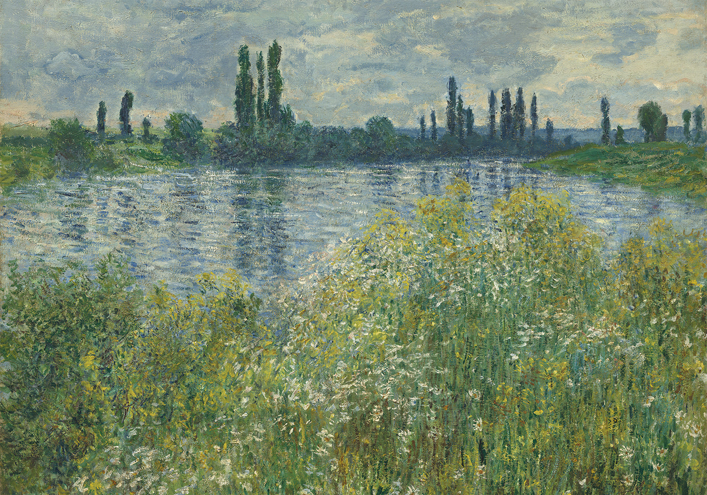 Banks of the Seine By Claude Monet Poster