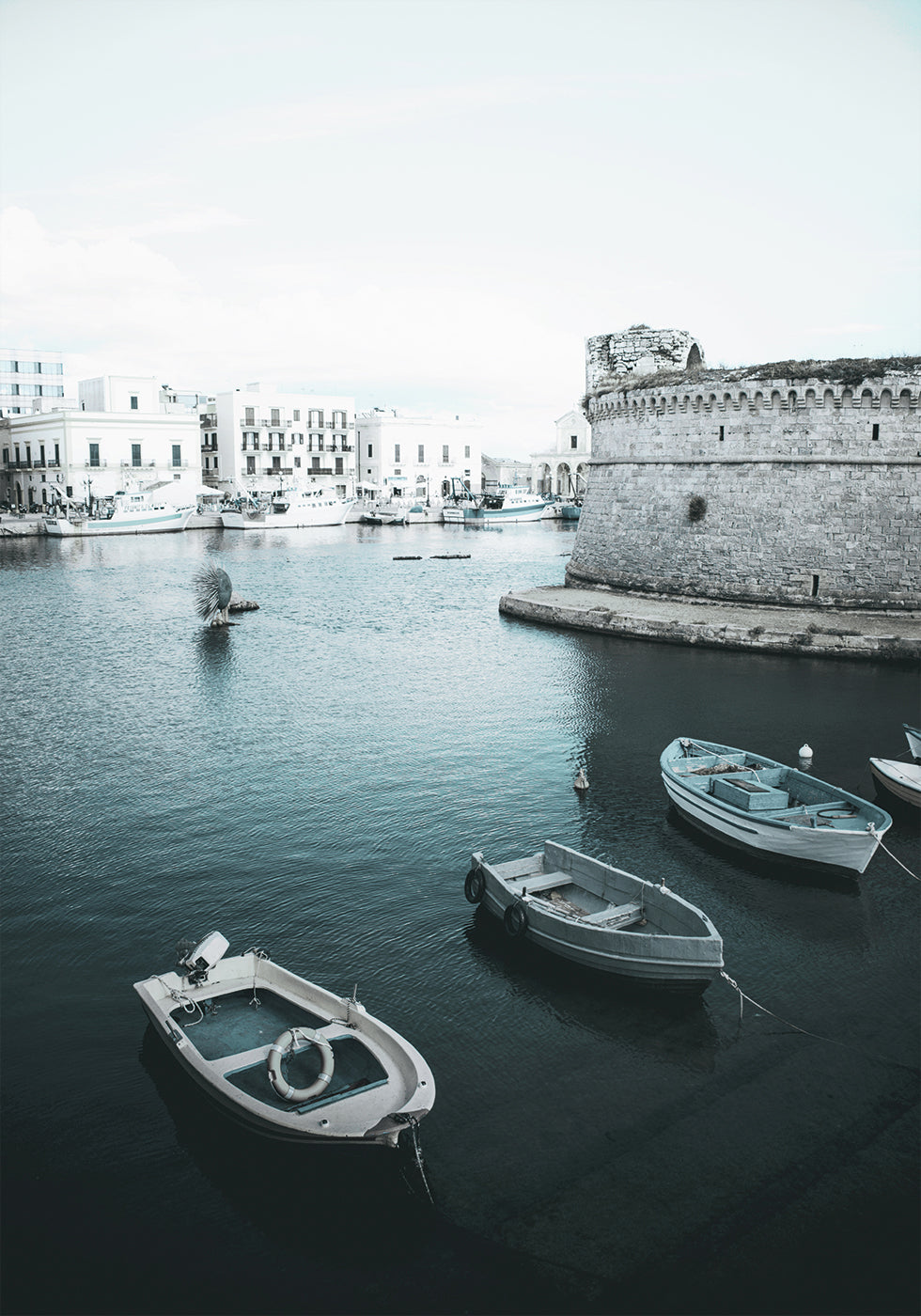 Boats With Views of Puglia Poster