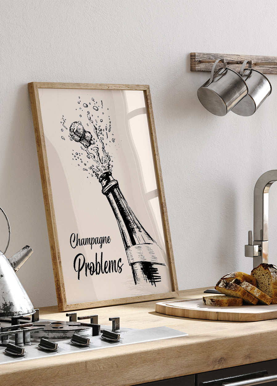 Champagne Problems Poster