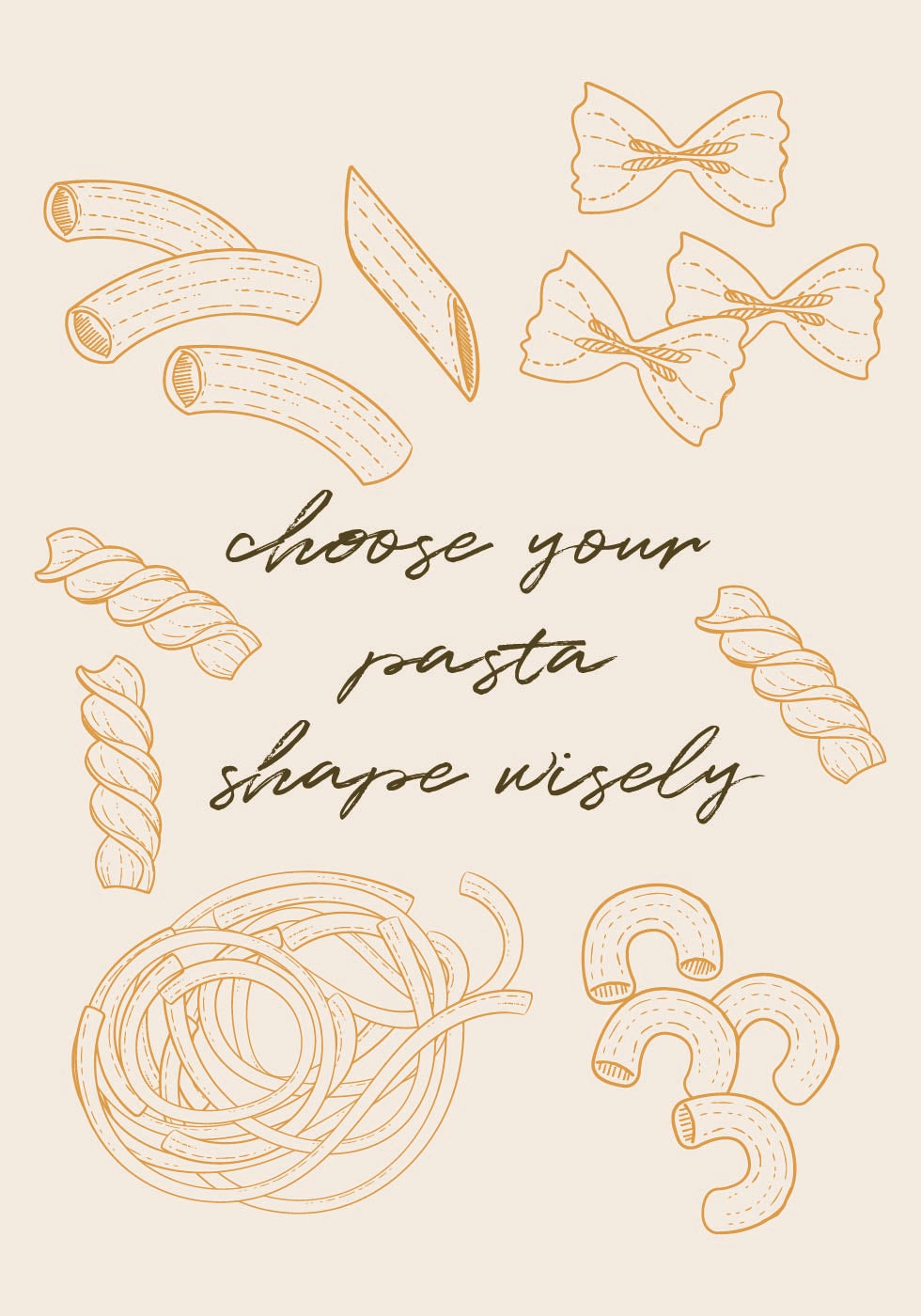 Choose Your Pasta Poster