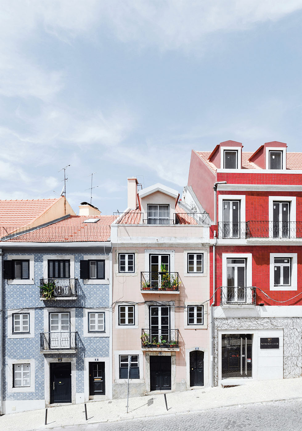 Charming Lisbon Facades Poster