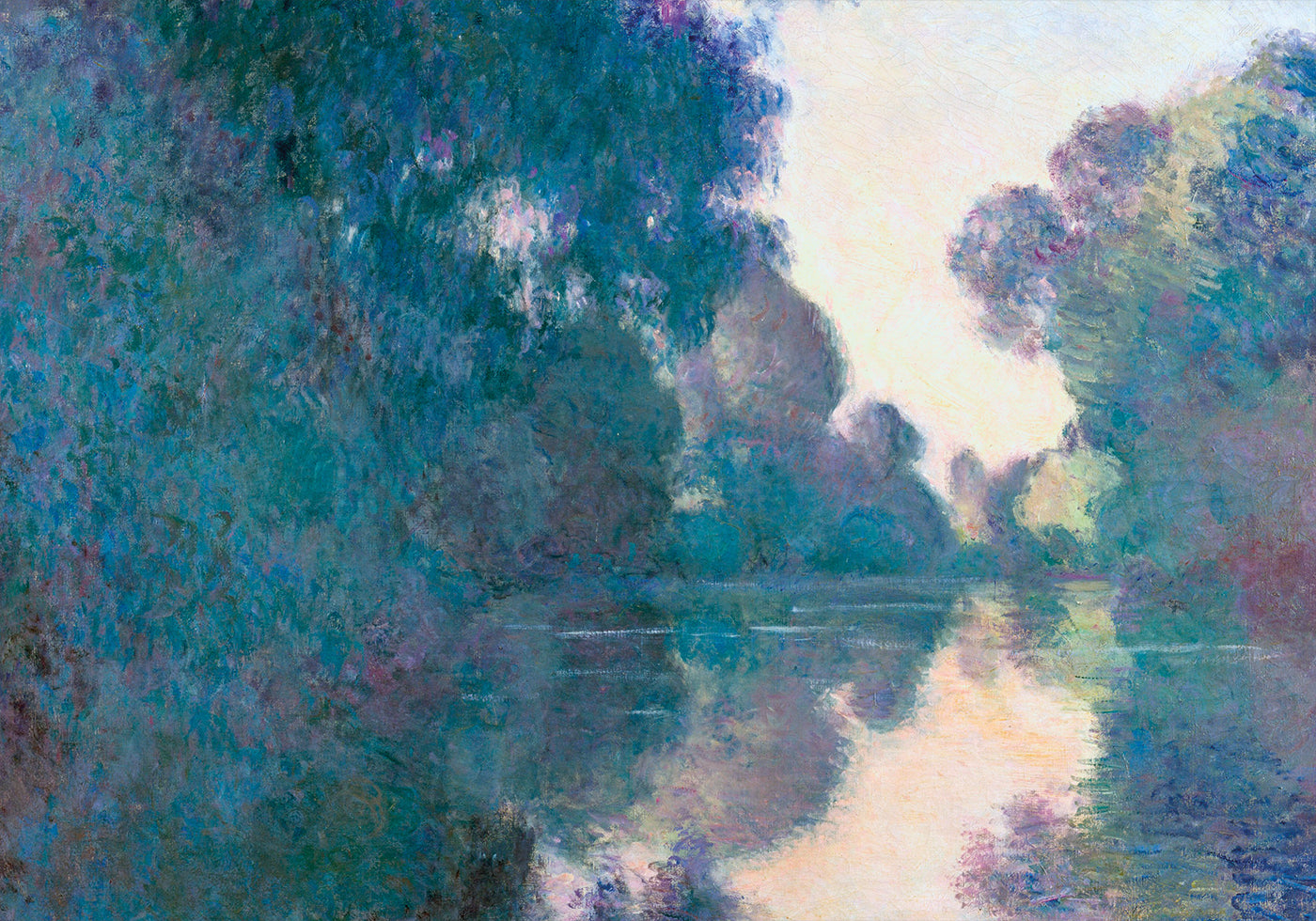 Claude Monet - Morning on the Seine near Giverny Poster