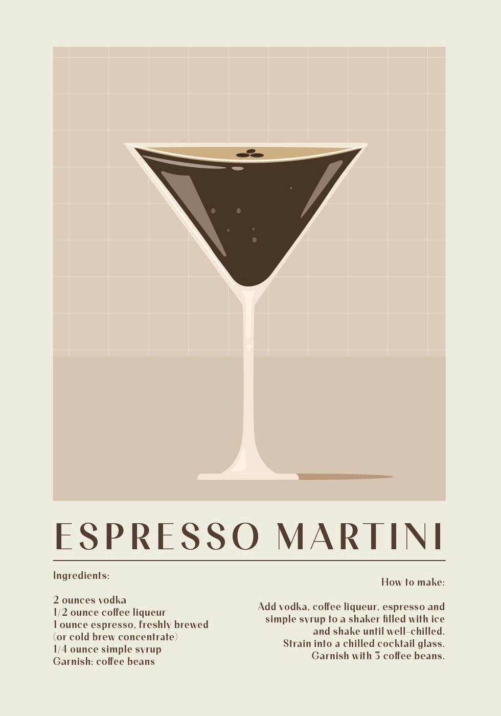 Espresso Martini Poster