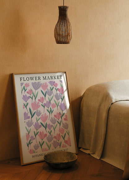 Flower Market Poster