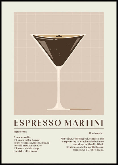 Espresso Martini Poster