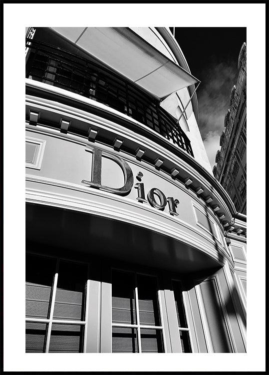 Dior Store Signage Poster