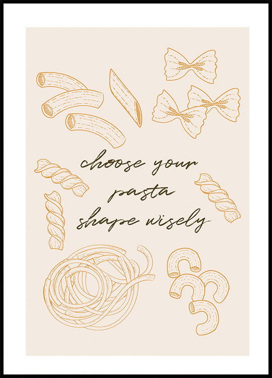 Choose Your Pasta Poster