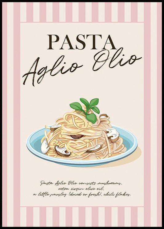 Pasta Aglio Olio Poster