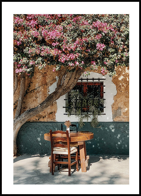 Serene Dining in Ibiza Poster