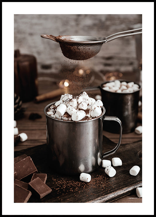 Hot Chocolate with Marshmallow Poster