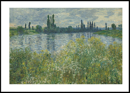 Banks of the Seine By Claude Monet Poster