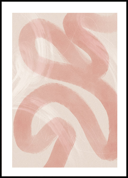 Pink Abstract Poster