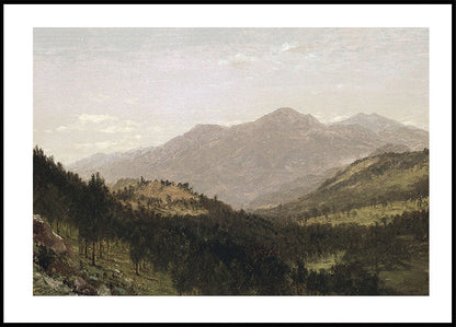 Bergen Mountains Landscape Poster