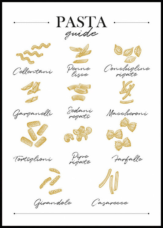 Pasta Guide Poster