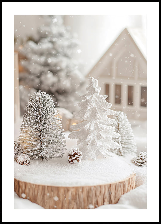 Christmas White Decorations №3 Poster