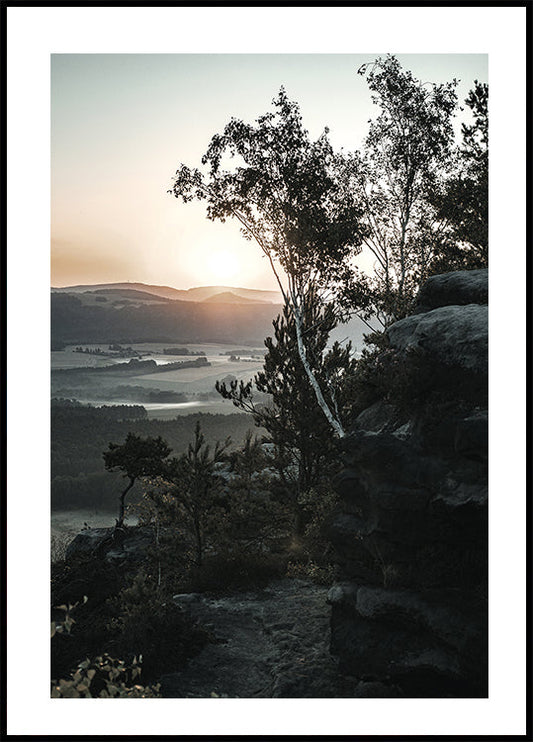 Sunrise In Nationalpark, Switzerland Poster