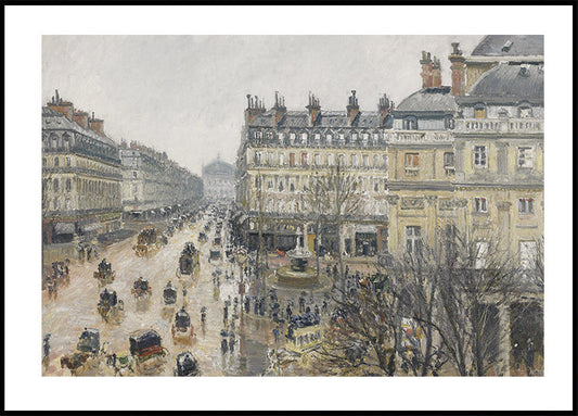 Paris Street in the Rain Poster