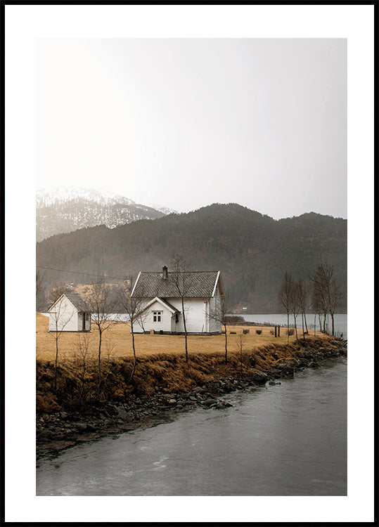 Cozy Homes by the Water Poster