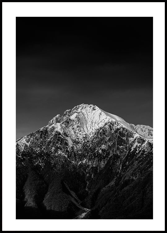 Majestic Snow-Capped Mountain Poster