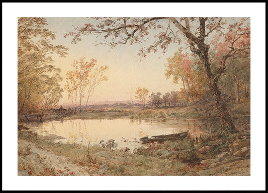 Jasper F. Cropsey - Hastings on Hudson Poster