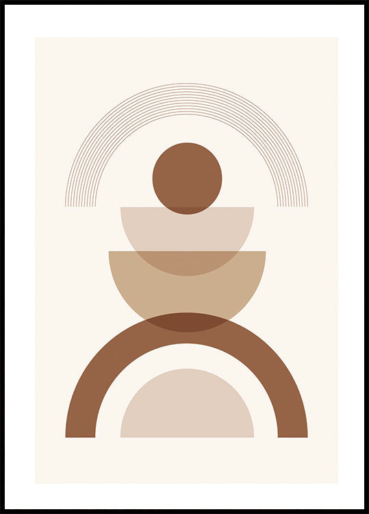 Geometric Shapes No. 3 Poster