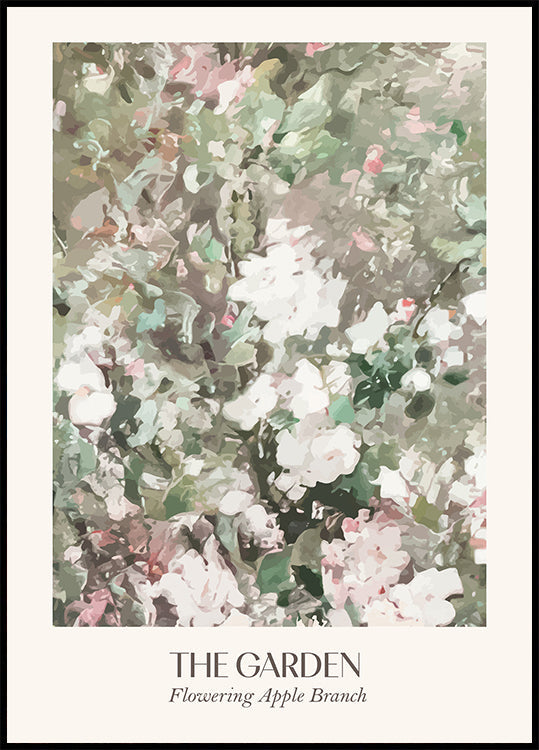 Flowering Apple Branch Poster