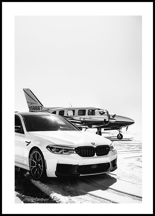 Luxury Life BMW Poster