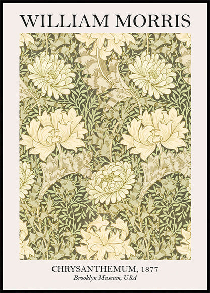 William Morris Chrysanthemum Poster