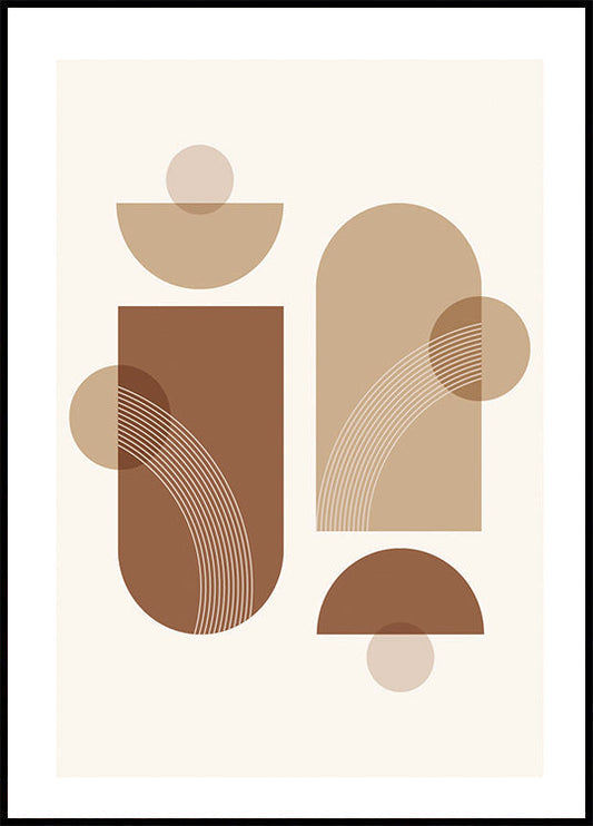 Geometric Shapes No. 2 Poster