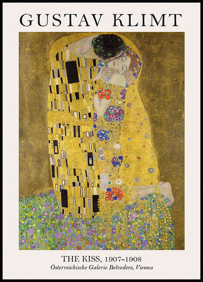 The Kiss by Gustav Klimt Poster